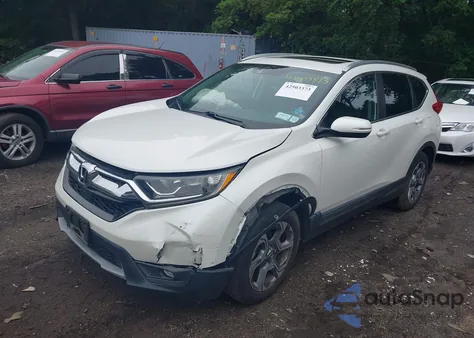2017 Honda Cr-V Ex-L/Ex-L Navi from USA, damaged, VIN 2HKRW2H81HH630507